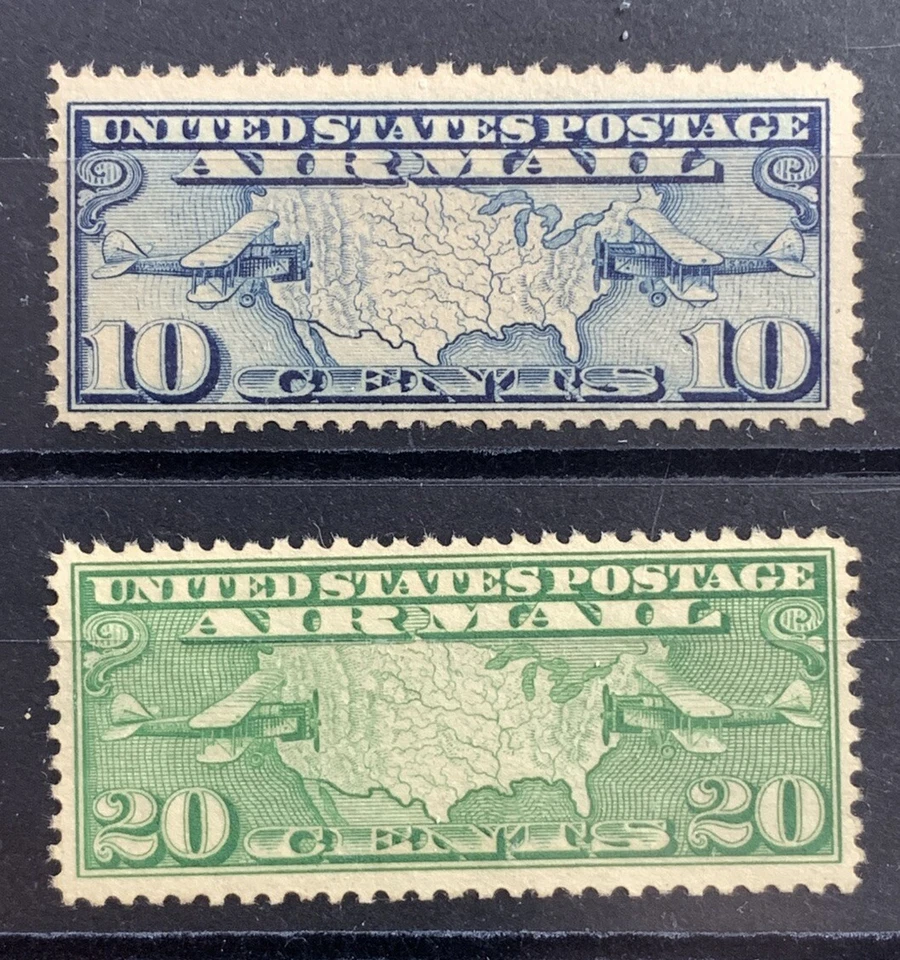 U.S. Stamps SC #C7-C10. 1926-1927 10-20¢ Airmail. MNH F/VF - Image 2 of 3