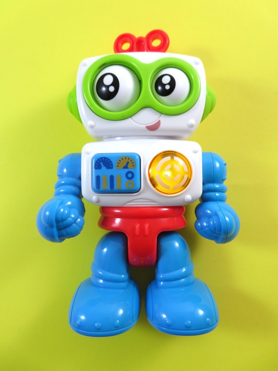 HAP-P-Kid My First Robot Sounds Lights Music Electronic Battery