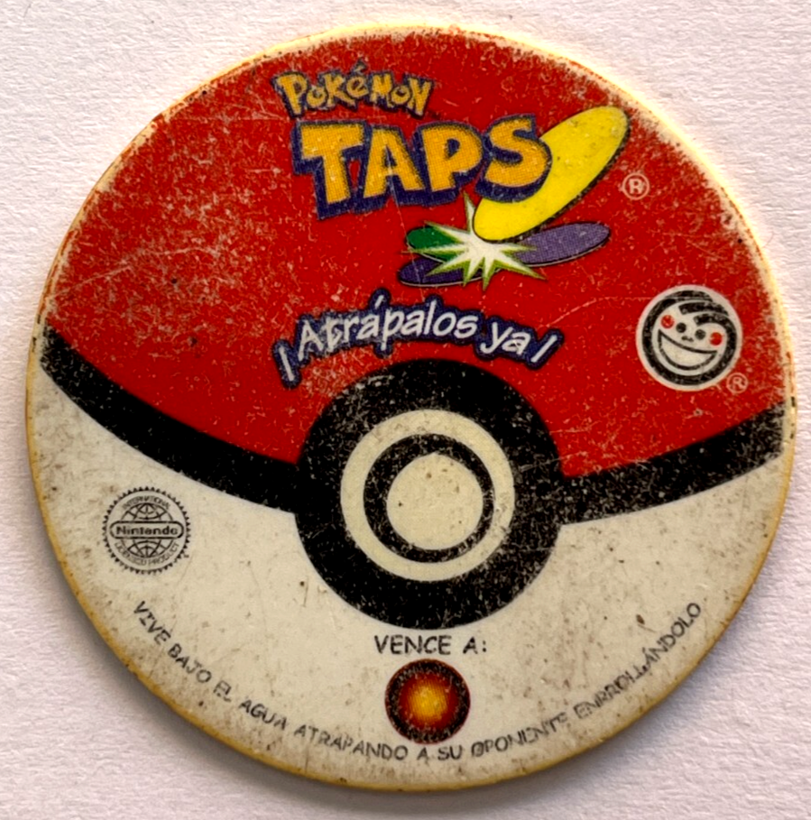 1999 TAZO POKEMON KANTO Chipy #147 DRATINI Peru Pogs Flips Frito