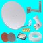 Digital-Sat-Anlage-HD-4K-Quad-LNB-Wandhalter-50m-Kabel-SAT-Finder-80cm-Satanlage Indexbild 1