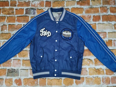 TOMMY HILFIGER VINTAGE ÉTÉ VESTE DE BASEBALL 1985 NEW YORK CASUAL GR XL TIP TOP - Photo 1/4