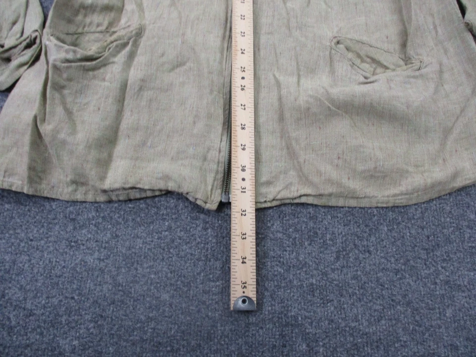 Flax Jacket Adult L Beige Lightweight Jeanne Engelhart Linen Outdoors Womens - Image 4 of 4