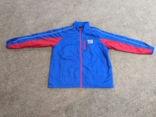 NFL New York Giants Blue G-III Apparel Group Size XL Windbreaker Jacket Light