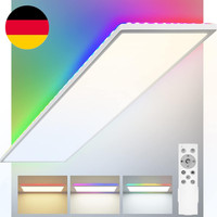 35W Led Panel Deckenleuchte Mit Dimmbar Fernbedienung, 80X25Cm Rgb Deckenlampe 1
