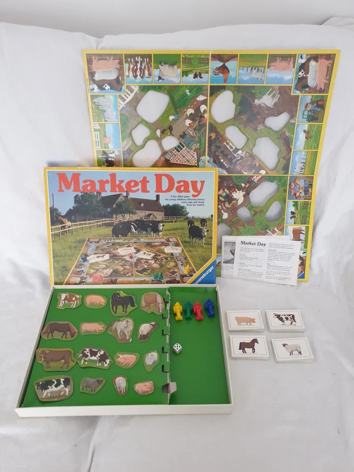 Market Day Board Game Ravensburger Vintage 1984 Complete - Image 2 of 4