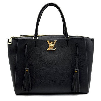 LOUIS VUITTON Lockmeet 2WAY Handtasche Schultertasche M54569 Schwarz