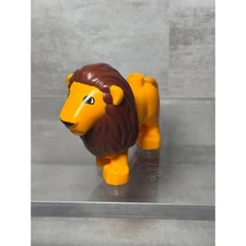 Lego Duplo REPLACEMENT PART ANIMAL Zoo Lion Yellow Male Mane Adult Dad Safari
