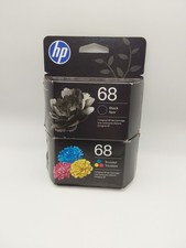 Genuine HP 68 Black & Tri-color Ink Cartridge...