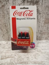 Vintage 1995 Coca-Cola Magnet 6 Pack Coke Bottles #51448 In Original Packaging