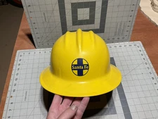 Santa Fe Full Brim Hard Hat E.D. Bullard, Hard Boiled, Yellow, No Liner, Vintage