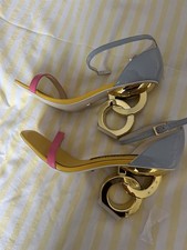 KAT MACONIE Sandaletten D 40, blau-rosa-gold,...
