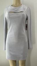 Juicy By Juicy Couture Large Long Sleeve Mini Dress W/cut Out Neckline