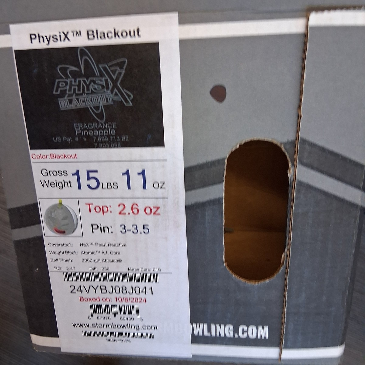 ボール storm LEVEL 15p Storm Level bowling ball 15 LB. 11OZ 1ST QUALITY MIDWEIGHT