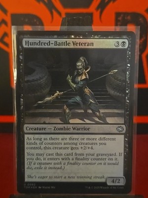 Hundred-Battle Veteran TDM Tarkir Dragonstorm MTG 82 Foil Uncommon NM Unplayed 