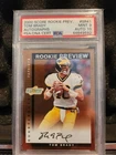 2000 Tom Brady Score Rookie Preview Autograph #SR 41 (AU, RC) RARE PSA 9 AUTO 10