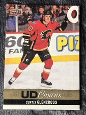 2013-14 Upper Deck #C73 Curtis Glencross UD Canvas Calgary Flames