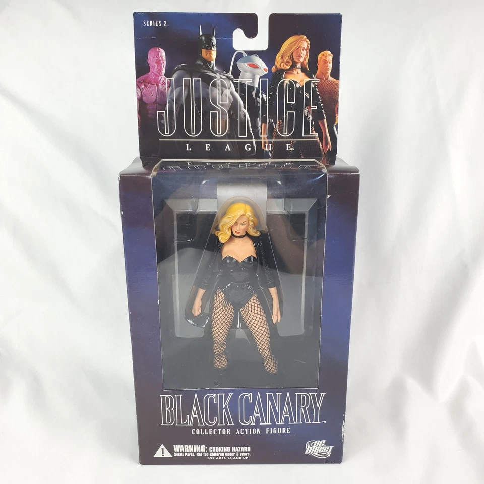 DC Direct BLACK CANARY Series 2 ALEX ROSS Justice League Action Figure NIB - Image 2 of 4
