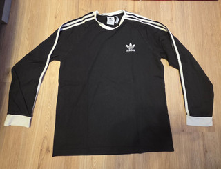 adidas original Langarmshirt Schwarz Größe L Neuwertig