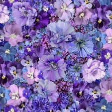 GARDEN DELIGHT from Timeless Treasures - bty - item #CD3502-Purple