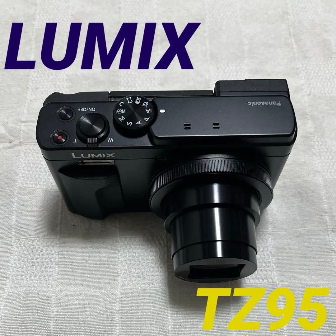 Panasonic LUMIX TZ95 Black Digital Camera Excellent Condition Accessories