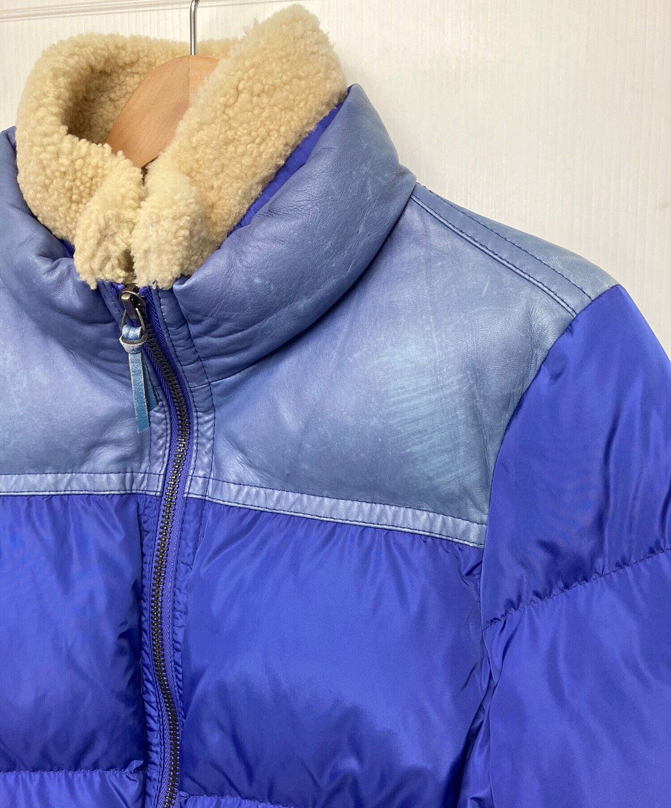 COACH Down Jacket/ Blue/ Size M - image 6