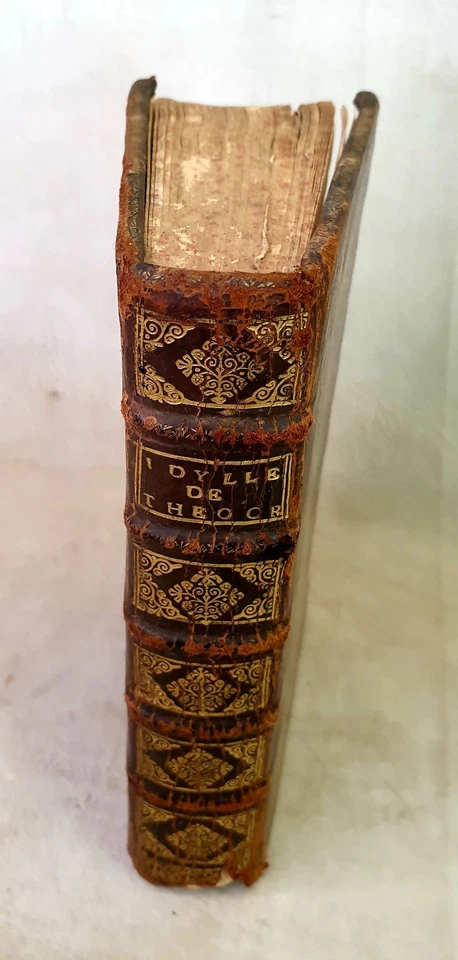 LIVRE ANCIEN 1688 THÉOCRITE ÉDITION ORIGINALE TRADUCTION LONGPIERRE - Photo 3/4