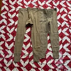 Vintage Lot Of 2 WW2 Wool Thermal Pants Green As Is US Military