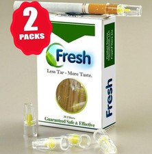 2 PKS FRESH Cigarette Filters 60 Filters - Takes the Nic Out Blocks Tar