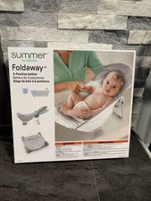 Summer by Ingenuity Foldaway 2-Position Baby Bather, Gray/White CJ2225
