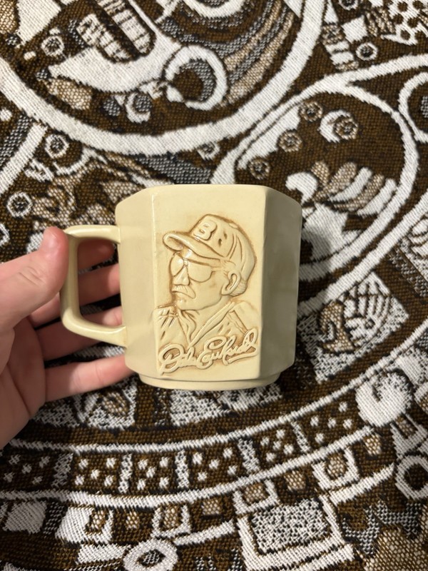 dale earnhardt Coffee Mug Lug Nut Hexagon Ceramic