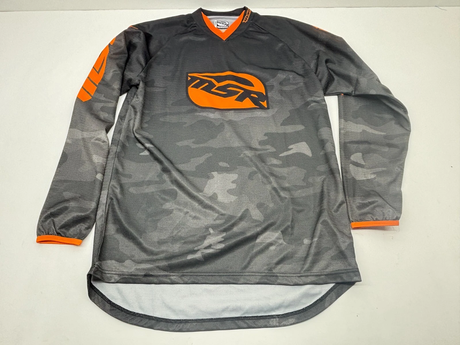 New MSR Renegade Motocross Jersey Black Orange Camo Men's Small SM MX 2013