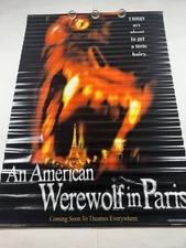 An American Werewolf in Paris 1997 Original Vinyl Bus Shelter Movie Poster 47x66