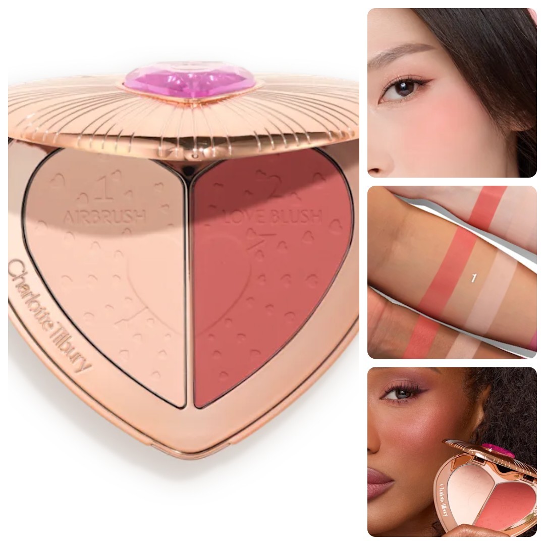 Charlotte Tilbury FLAWLESS PEACH Beauty Soulmates Brighten &Blush
