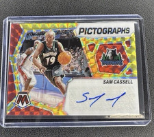 Panini Mosaic 2023-24 Sam Cassell Autograph Pictographs PM-CAS Timberwolves