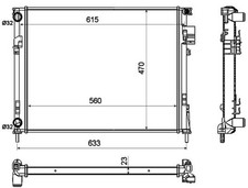 Fits Renault Trafic Radiator 1.9 Dci 2000-2006 20370011