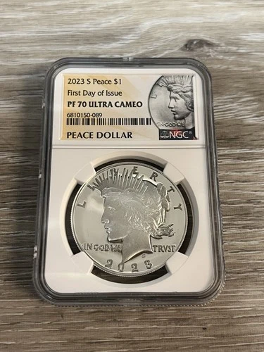 2023-S Proof $1 Peace Dollar NGC PF70 Ultra Cameo