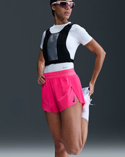 Size S Nike AeroSwift Dri-FIT ADV Mid-Rise 3" Brief-Lined FN2328 645 Hyper Pink