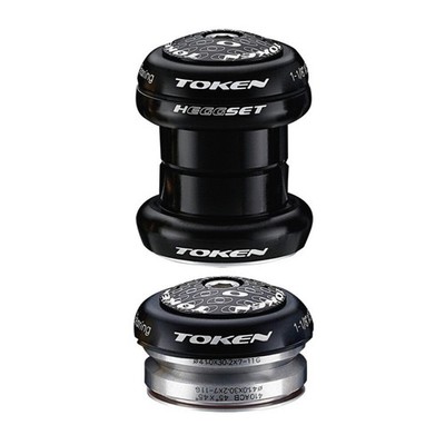 TOKEN Token TK060 black hEGGset AHead Steuersatz 2in1 1 1/8'' (34/41mm), schwarz 