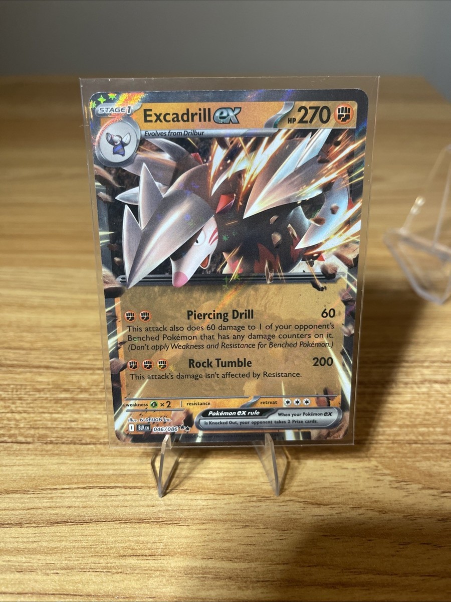 Excadrill EX (046/086) - Pokemon TCG - SV: Black Bolt (NM) | eBay