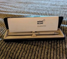 Montblanc Slim line Stainless Steel CT Ballpoint Pen (used)