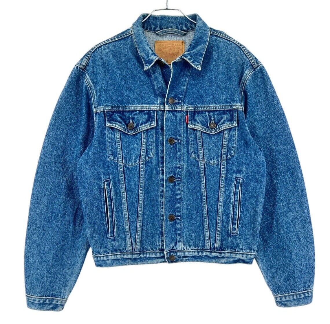 Vintage LEVI'S STRAUSS & CO Men 70503 02 Trucker Denim Jacket Coat Size S