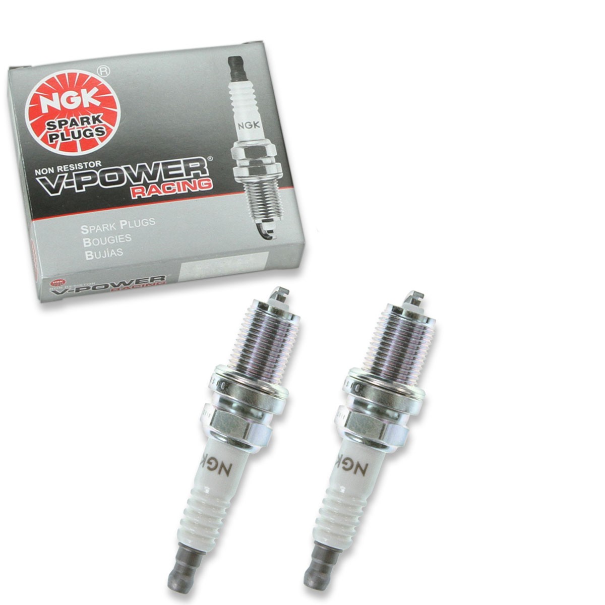 2 pc NGK 7942 R5672A-10 V-Power Racing Spark Plugs for C57YC C57Y C57HCX 791 cg