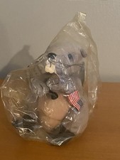 Coca-Cola Bean Bag Plush Stuffed Animal Gray/Beige/Black Soda Theme