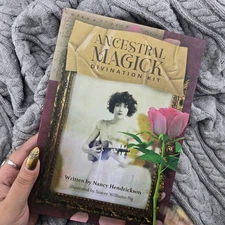 Ancestral Magick Divination Kit Nancy Hendrickson 44 Card Oracle Deck USED