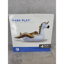 Park Play Giant Unicorn Float 4 Feet Tall Inflatable Pool Toy Summer Fun
