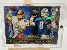 1994 Stadium Club #22 Heath Shuler / Troy Aikman Bowman's Best Refractors