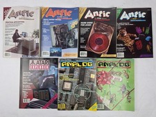 Lot 7 Vintage Atari Magazines 1986-87 Antic Resource, Explorer, Analog Computing