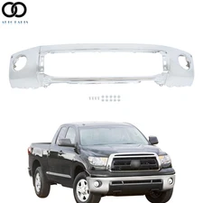 Chrome Split Front Bumper Face Bar Suit For Toyota Tundra 2007-2013 TO1002181