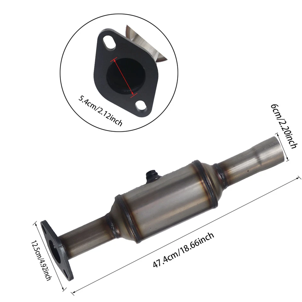 For Kia Soul 2012-2019 1.6L Both Manifold Front and Rear Catalytic Converter Set - Imagem 3 de 4