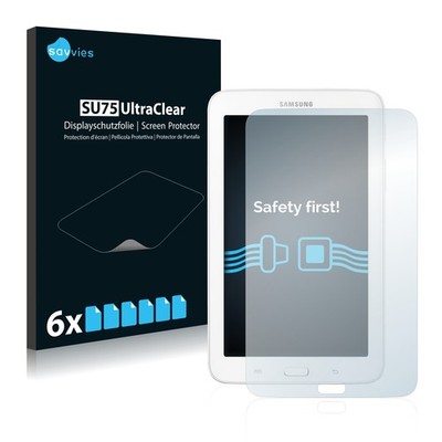 6x Schutzfolie für Samsung Galaxy Tab 3 7.0 Lite Display Schutz Folie
